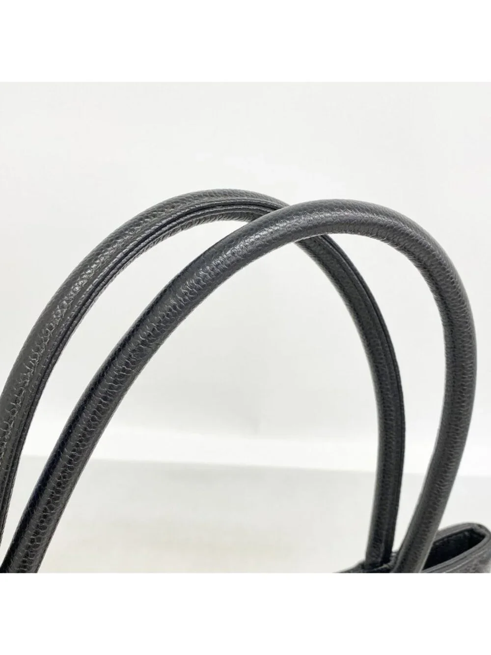 Chanel Tote Bag Reissue Caviar Leather Black Silver